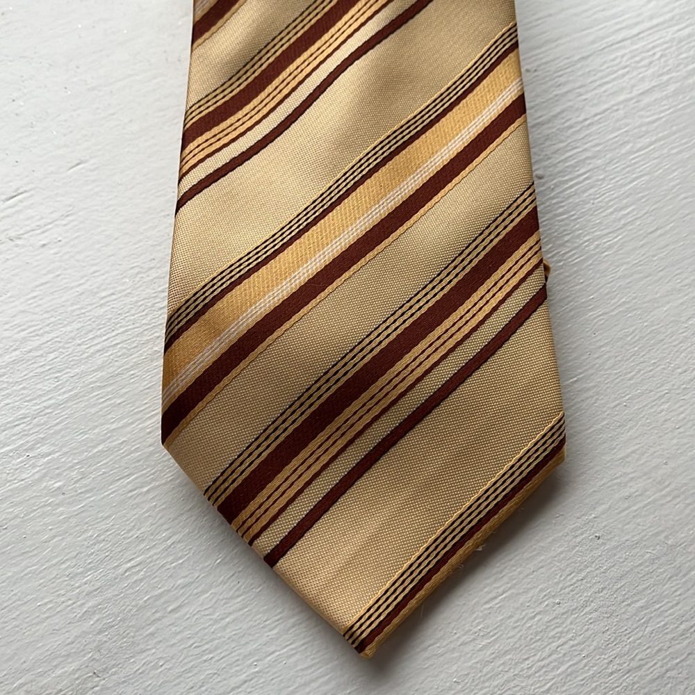 Venetto Men's Vintage Diagonal Stripe Tie Classic Repp Stripe Necktie